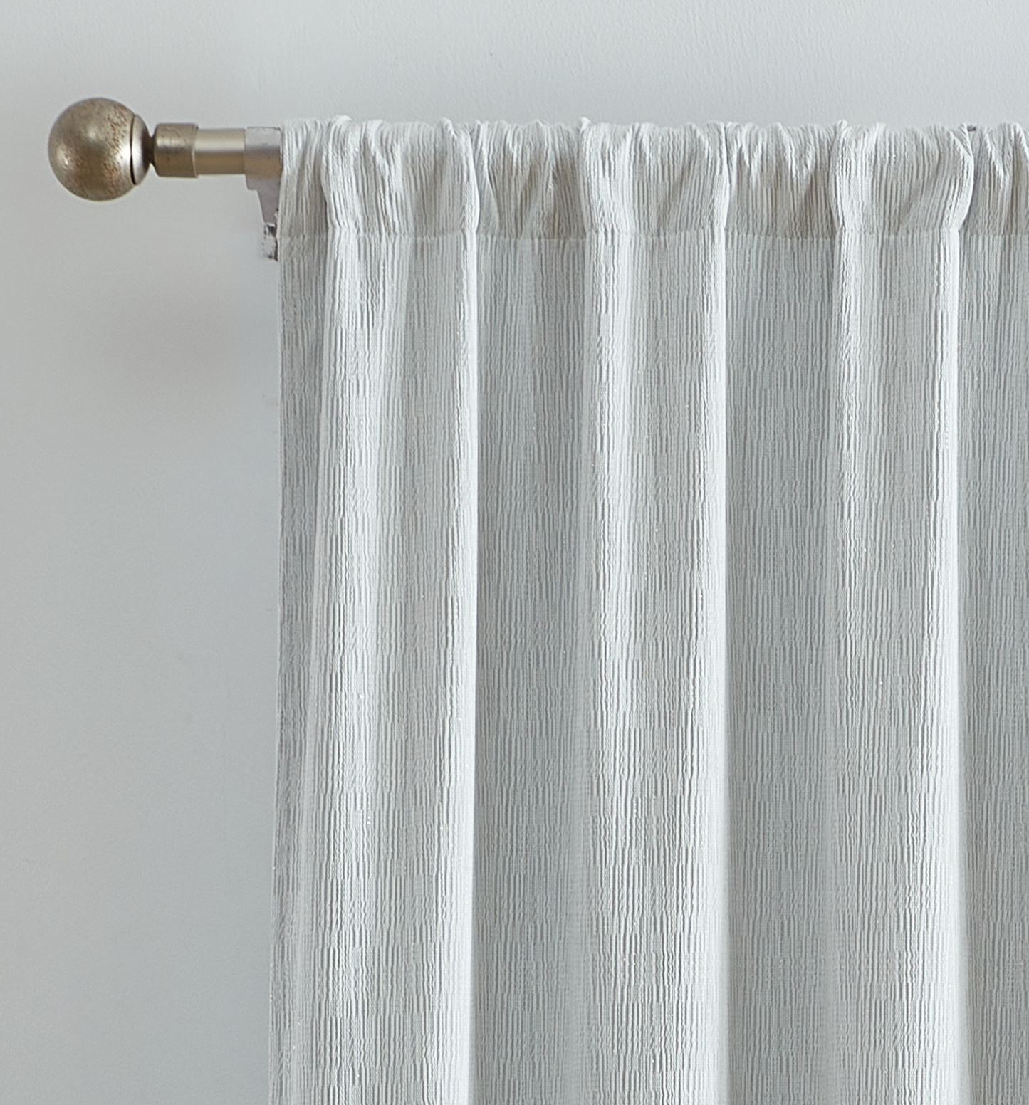 Room Darkening Jacquard Lined Rod Pocket Window Curtain, 2 Panels 38" width x 84" length