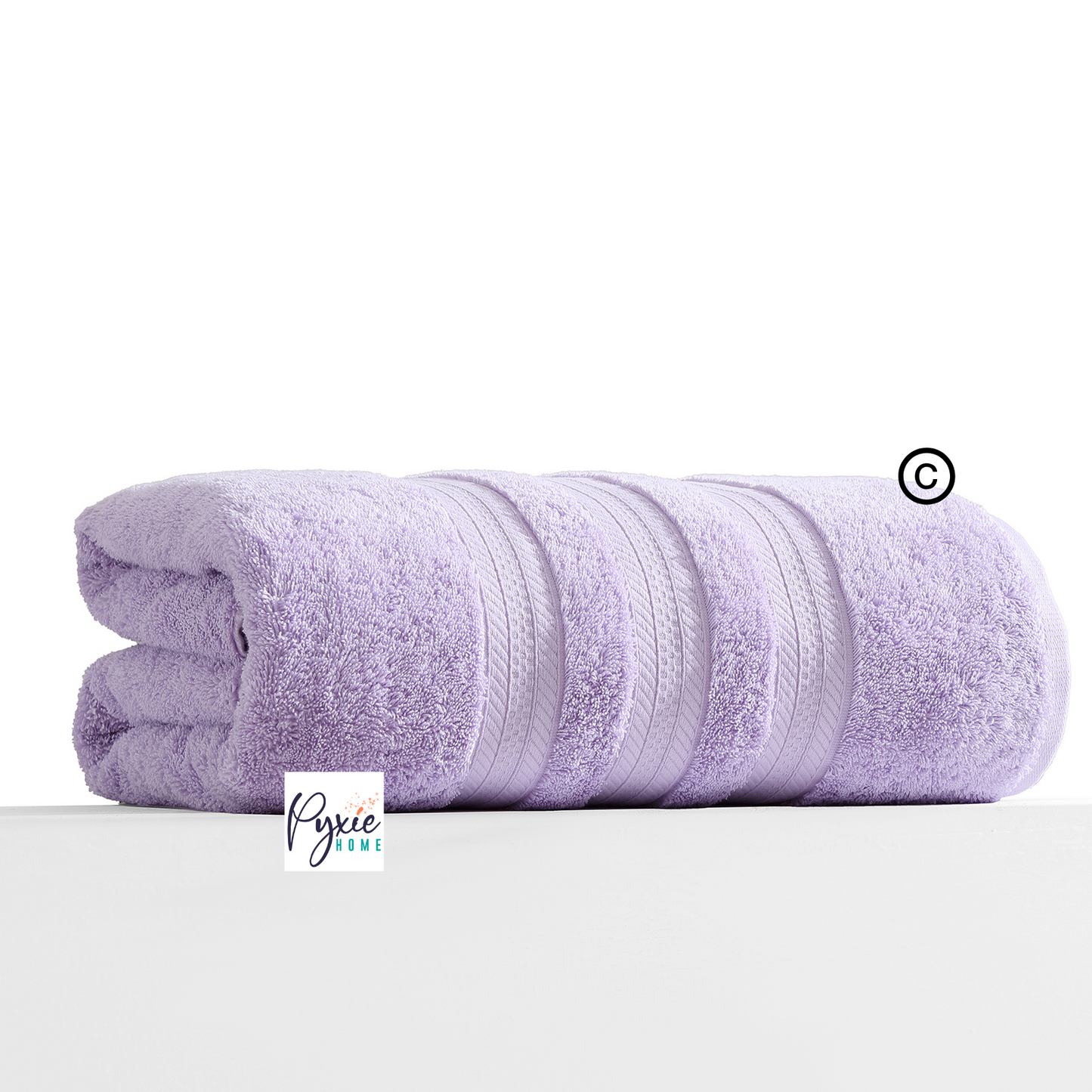 Plus Size - Extra Large Bath Towel - Oversized Ultra Bath Sheet - 100% Cotton - LIGHT PURPLE COLOR