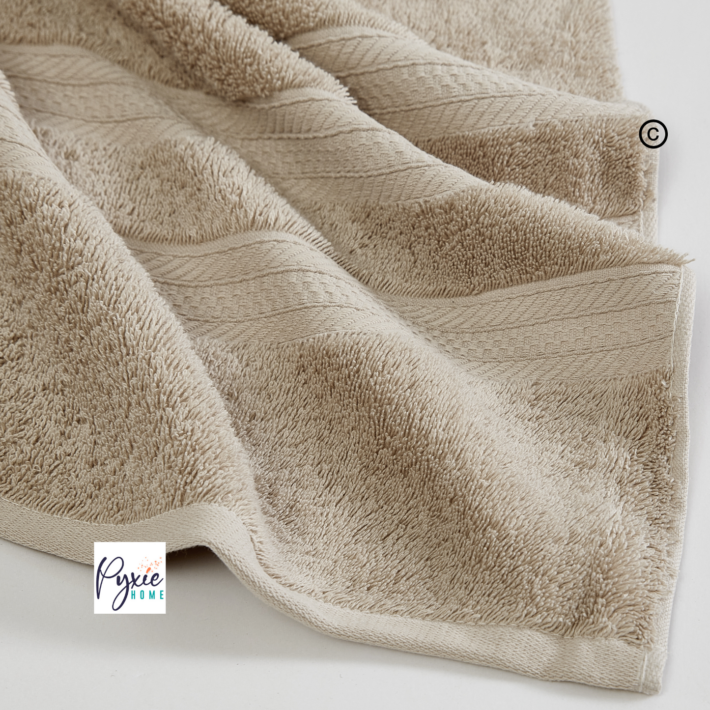 Extra Large Bath Towel - Oversized Ultra Bath Sheet - 100% Cotton - TAUPE COLOR