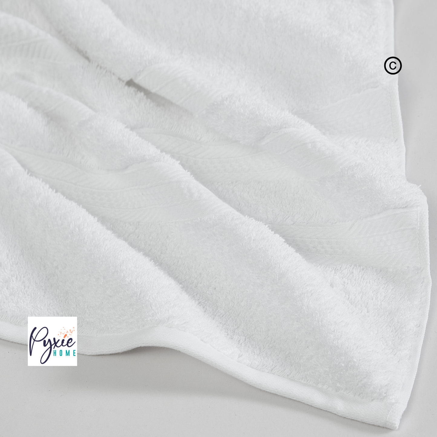 Plus Size - Extra Large Bath Towel - Oversized Ultra Bath Sheet - 100% Cotton - WHITE COLOR