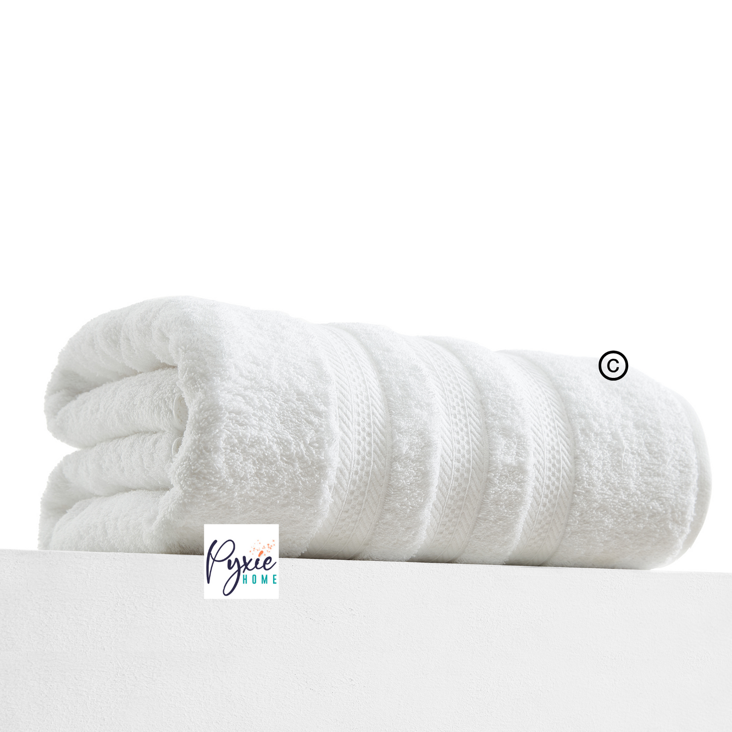 Plus Size - Extra Large Bath Towel - Oversized Ultra Bath Sheet - 100% Cotton - WHITE COLOR