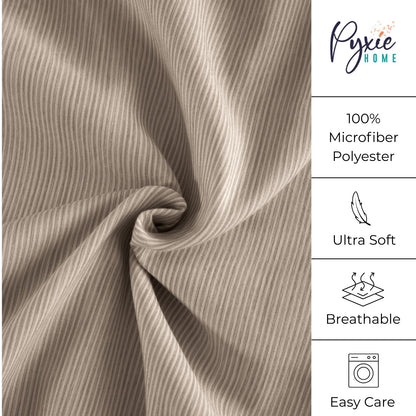 Shabby Chic Classic Pinstripe Ruffle Sheet Set