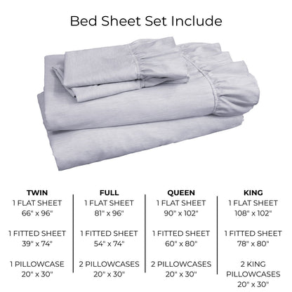 Shabby Chic Classic Pinstripe Ruffle Sheet Set