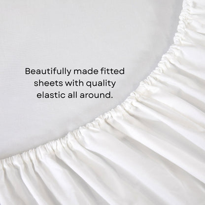 Modern Bubble Dot Embroidery Sheet Set