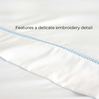 Modern Bubble Dot Embroidery Sheet Set