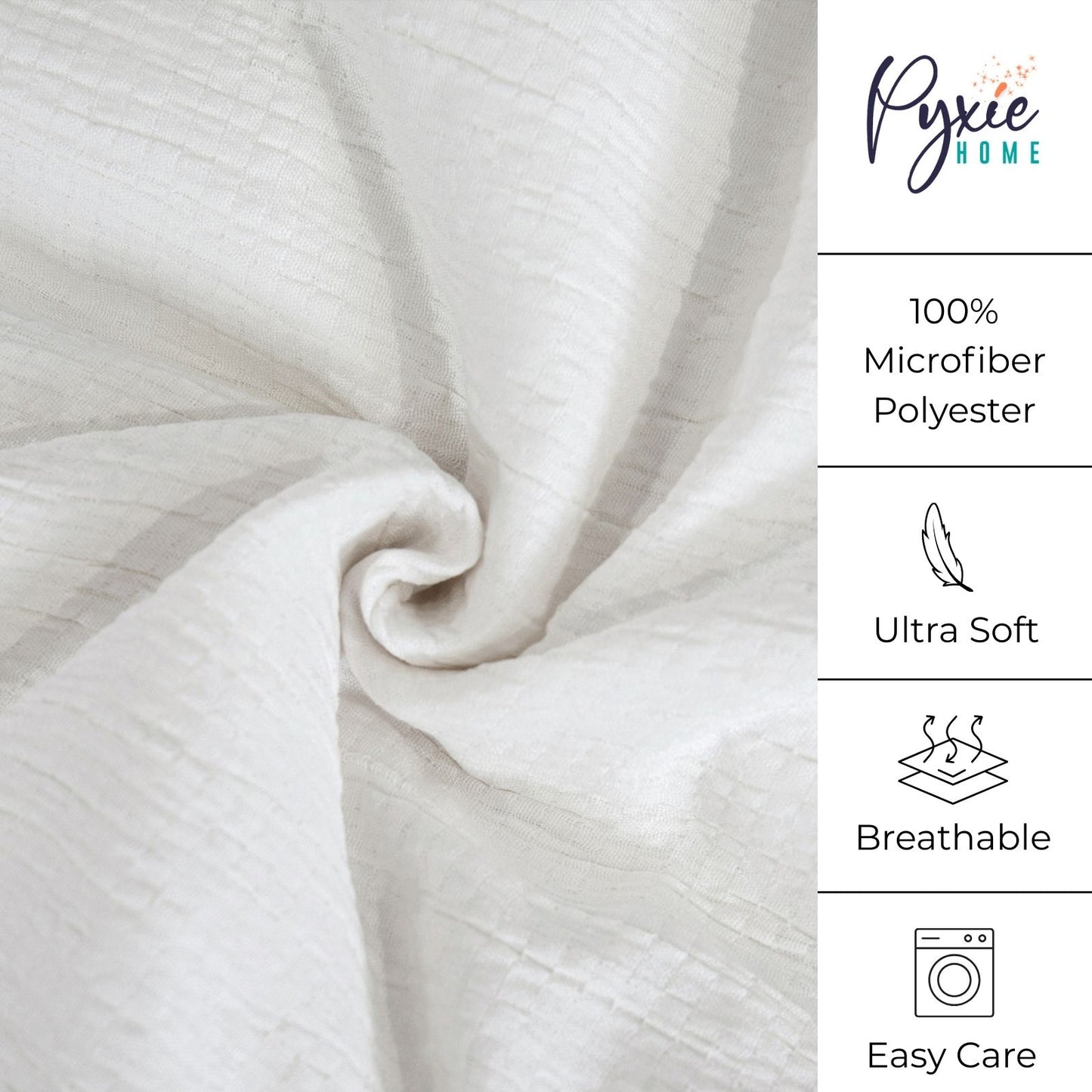 Fashionable Textured Gauze Duvet Set