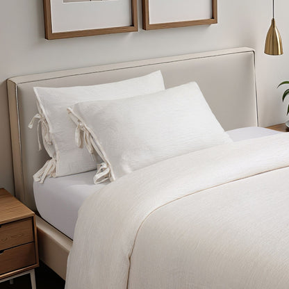 Fashionable Textured Gauze Duvet Set