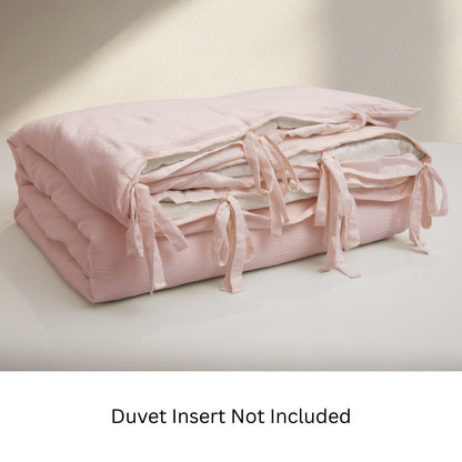 Fashionable Textured Gauze Duvet Set