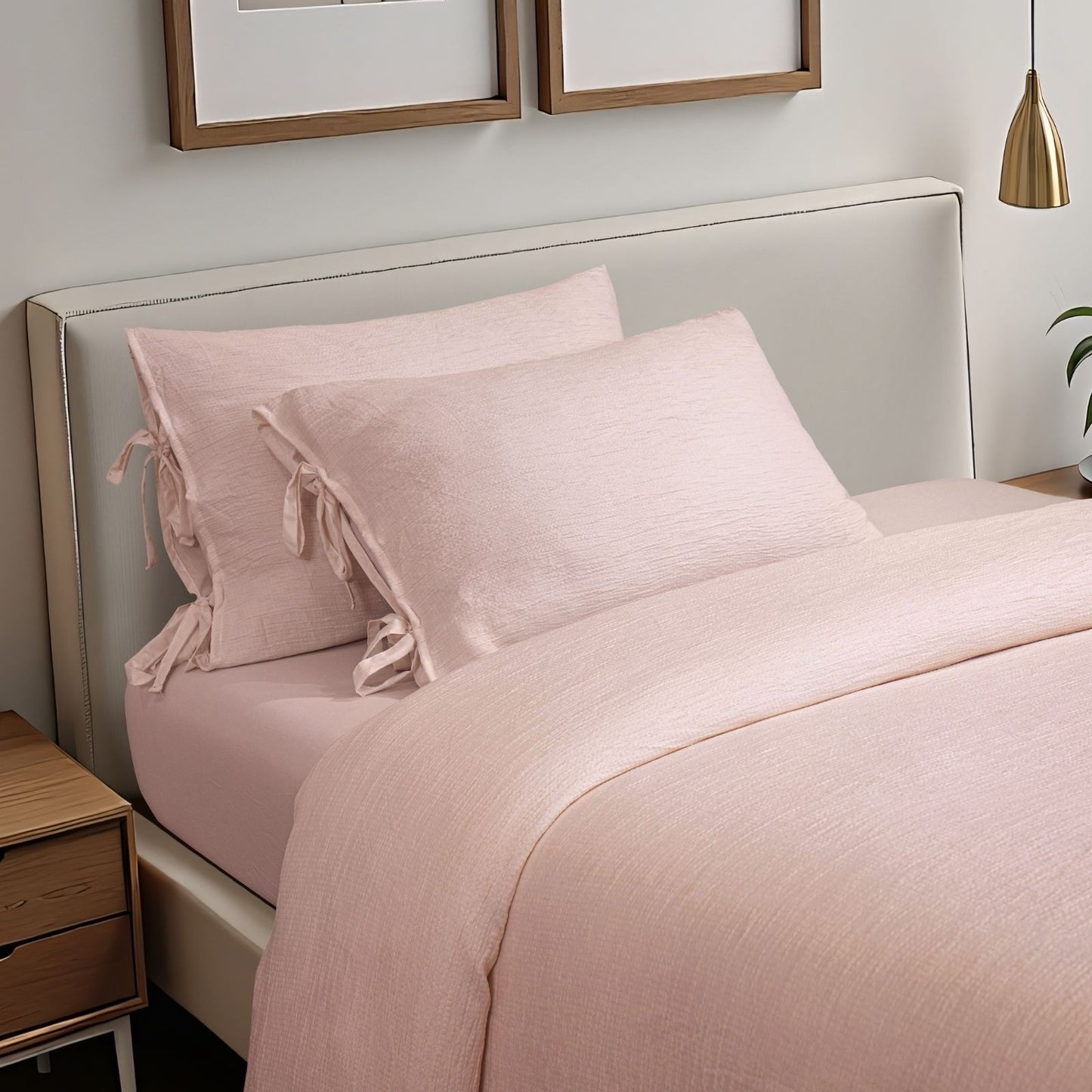 Fashionable Textured Gauze Duvet Set