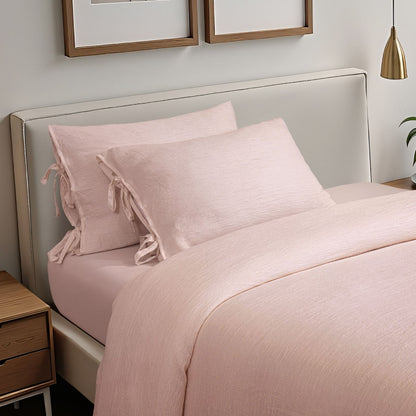 Fashionable Textured Gauze Duvet Set