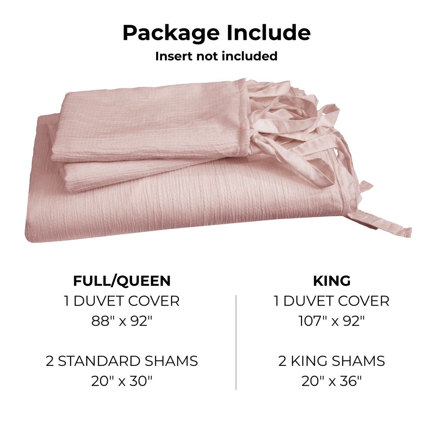 Fashionable Textured Gauze Duvet Set