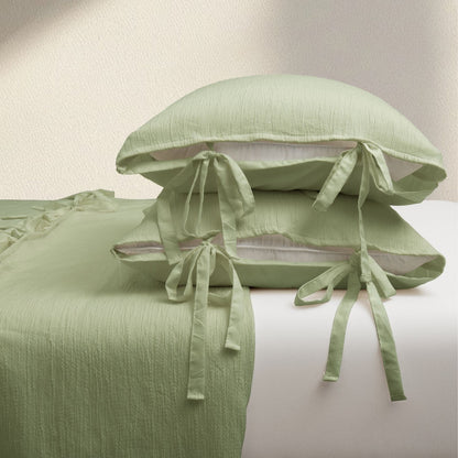 Fashionable Textured Gauze Duvet Set