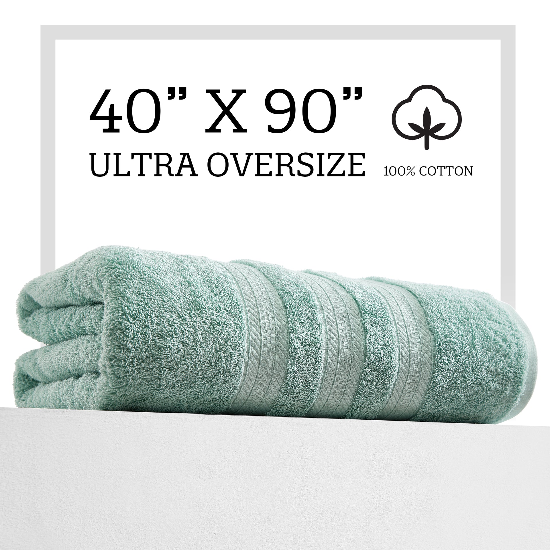 Set of 4 Luxury XL Bath Towels by Bumble - Oversized Bath Towels Extra  Large, Hotel Quality Towels, 650 GSM Soft Combed Cotton, Home Spa Bathroom