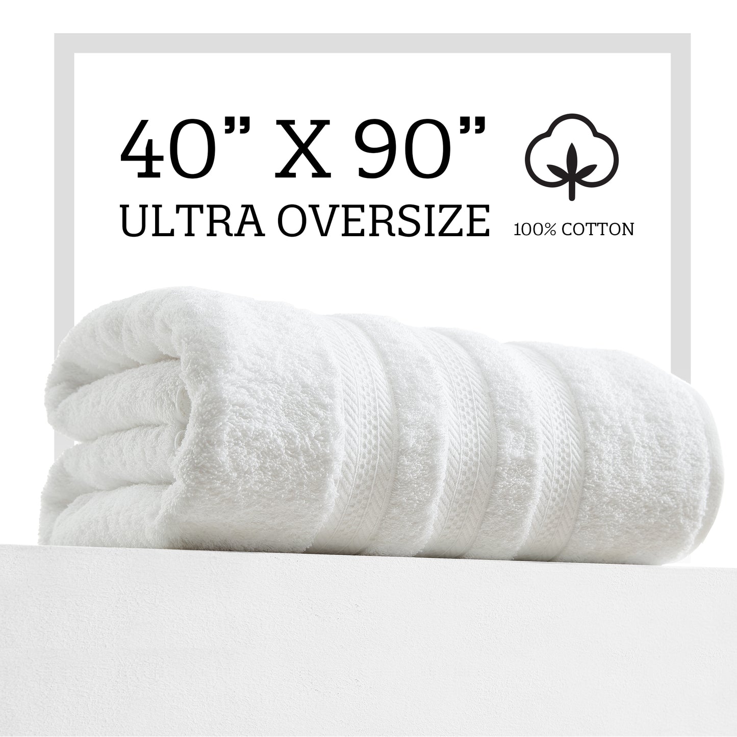 Luxury Thick Bath Towels 29.5 x 13.8 Premium Bath Sheet/Ultra