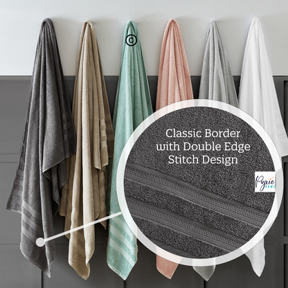Plus Size - Extra Large Bath Towel - Oversized Ultra Bath Sheet - 100% Cotton - LIGHT BLUE COLOR