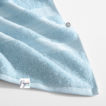 Plus Size - Extra Large Bath Towel - Oversized Ultra Bath Sheet - 100% Cotton - LIGHT BLUE COLOR