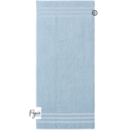 Plus Size - Extra Large Bath Towel - Oversized Ultra Bath Sheet - 100% Cotton - LIGHT BLUE COLOR