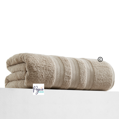 Extra Large Bath Towel - Oversized Ultra Bath Sheet - 100% Cotton - TAUPE COLOR