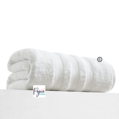 Extra Large Bath Towel - Oversized Ultra Bath Sheet - 100% Cotton - WHITE COLOR
